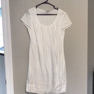 Boden White Linen Dress